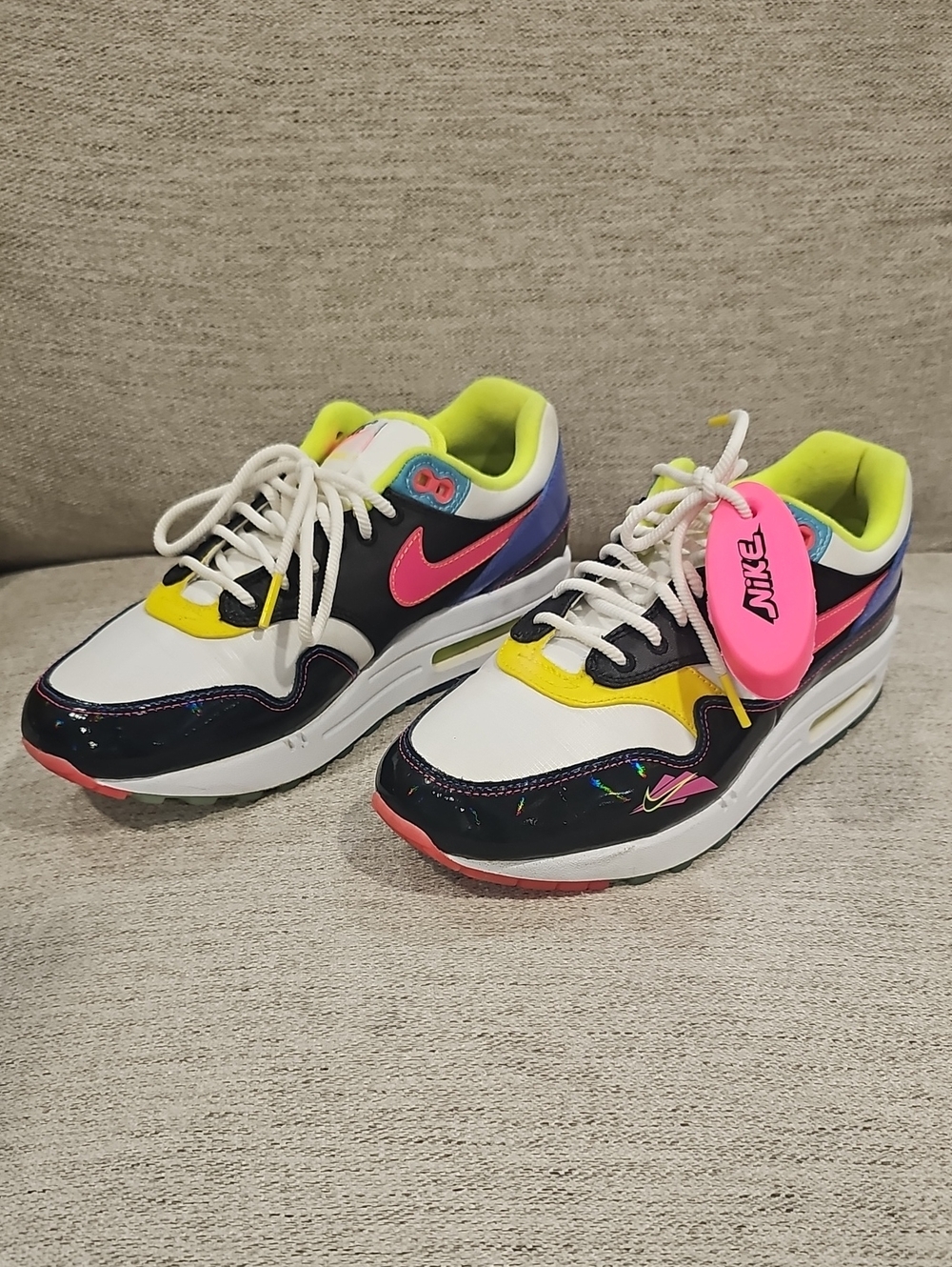 2020 Nike Air Max 1 '90s Water Sports Sneaker. Hard To Find.  Men's 7.5 Women 9